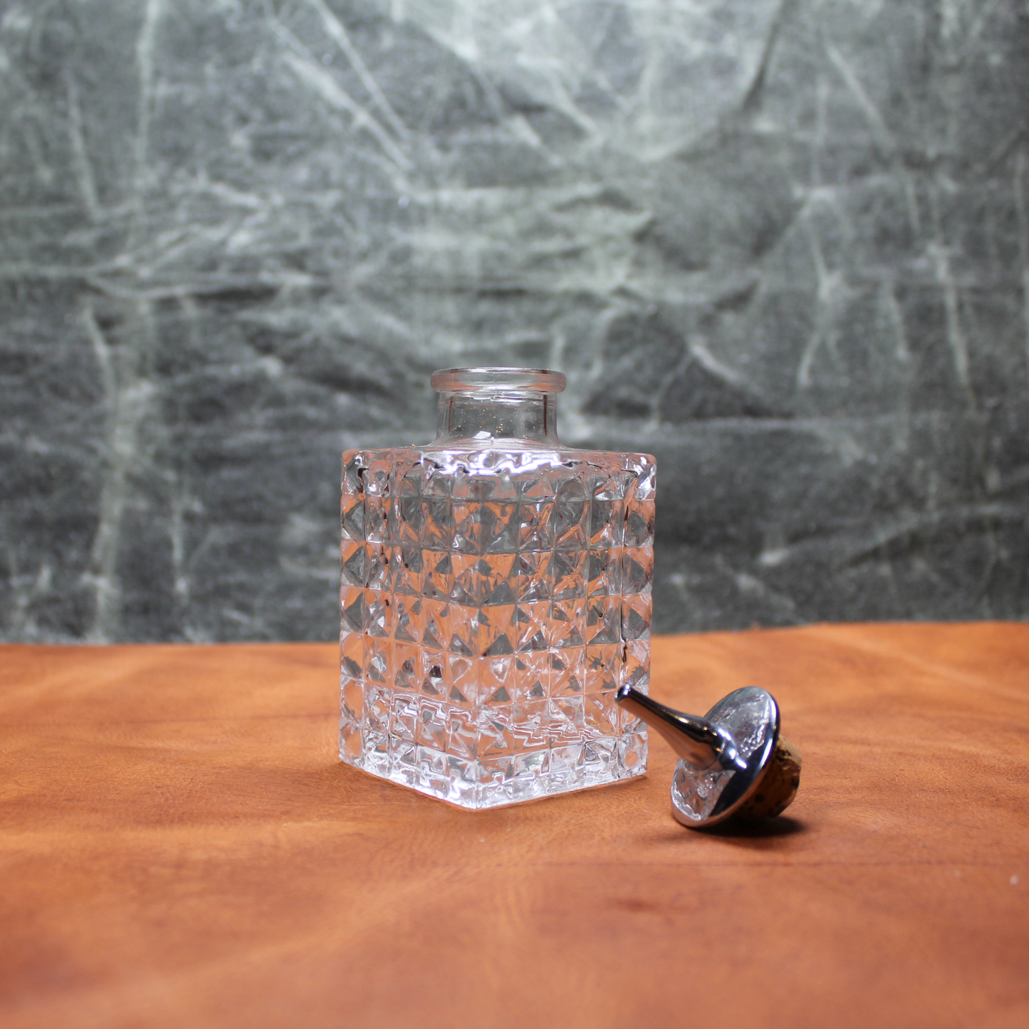Barfly Glass Bitters Bottle Square 3oz