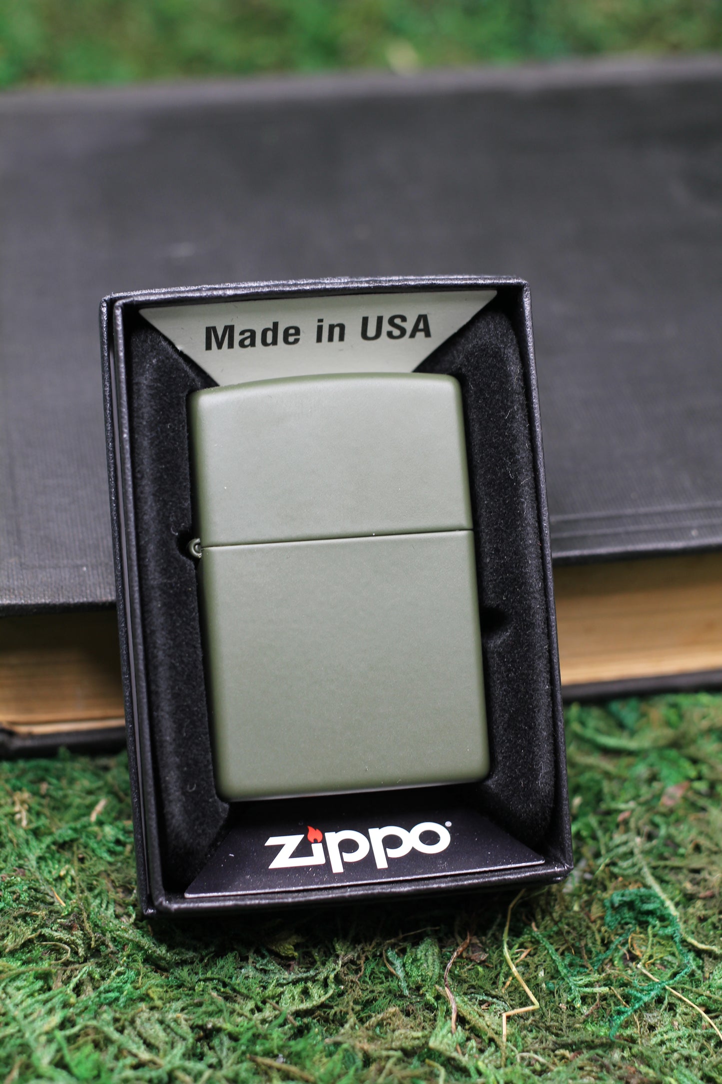 Matte Green Zippo