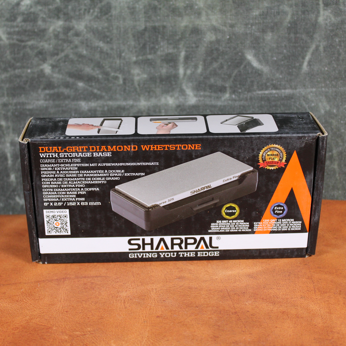 Sharpal Dual-Grit Diamond Whetstone 6"x2.5"