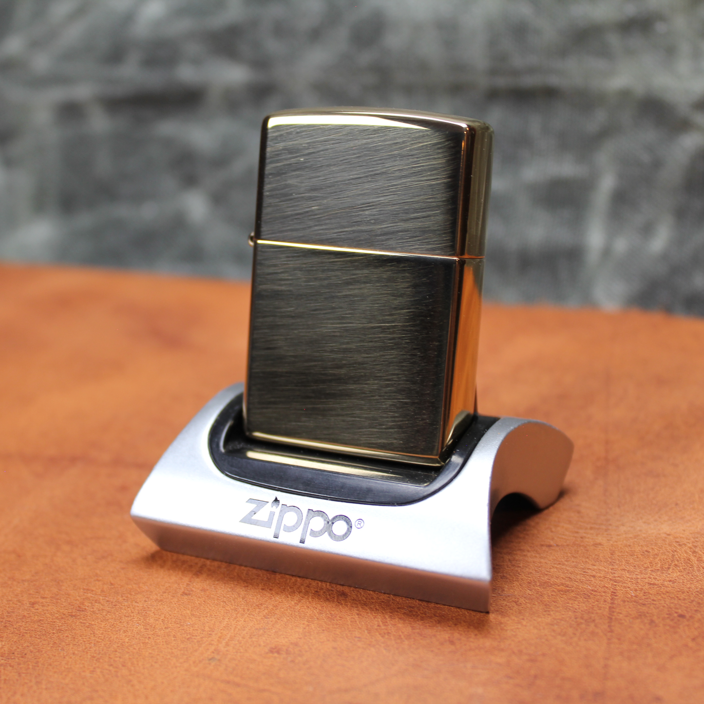 High-Polish Brass Zippo