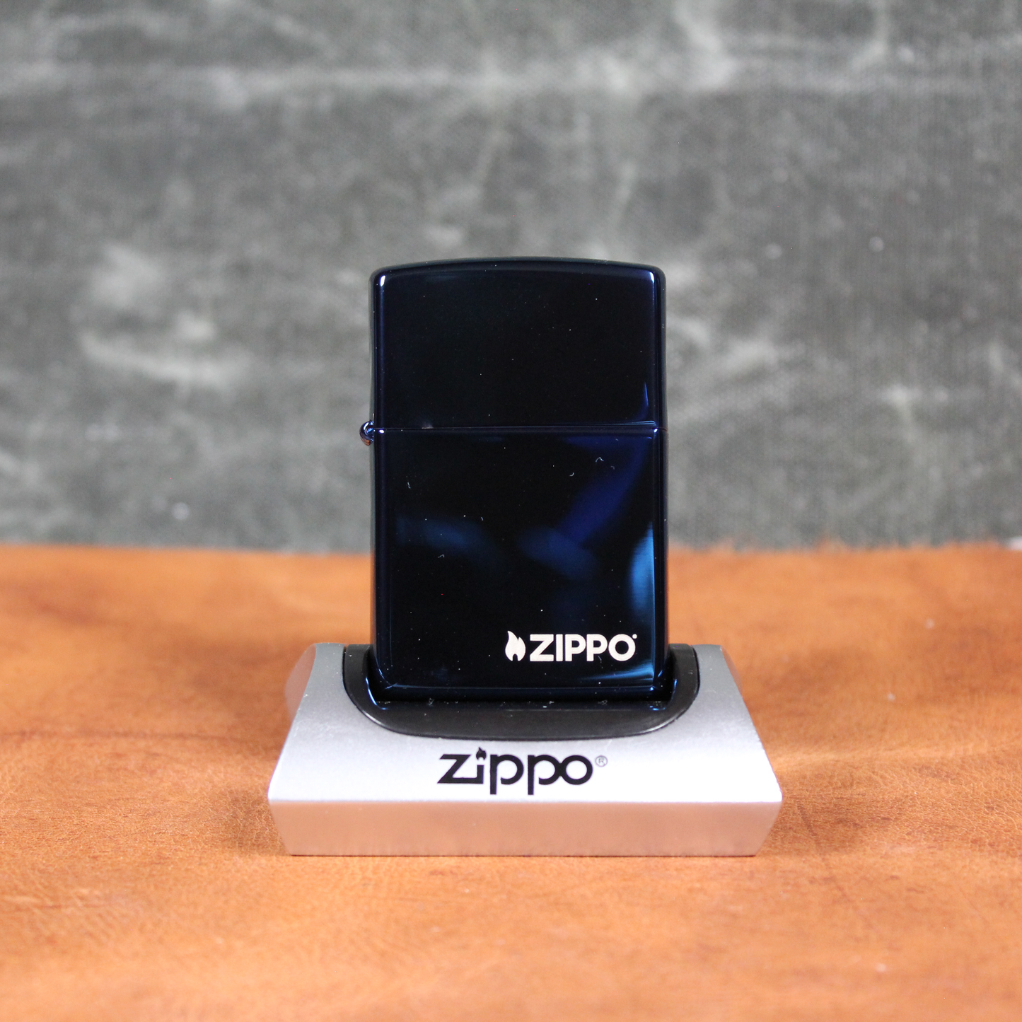 Laser Blue Zippo