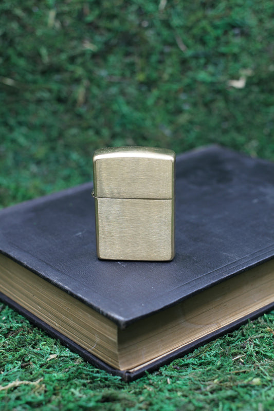 Brushed Brass Zippo