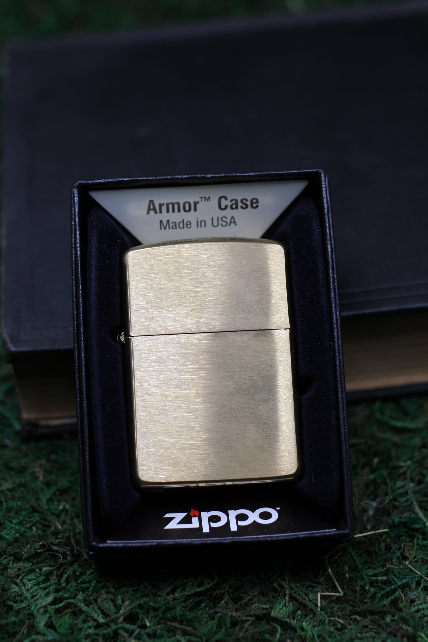 Armor Brushed Brass Zippo