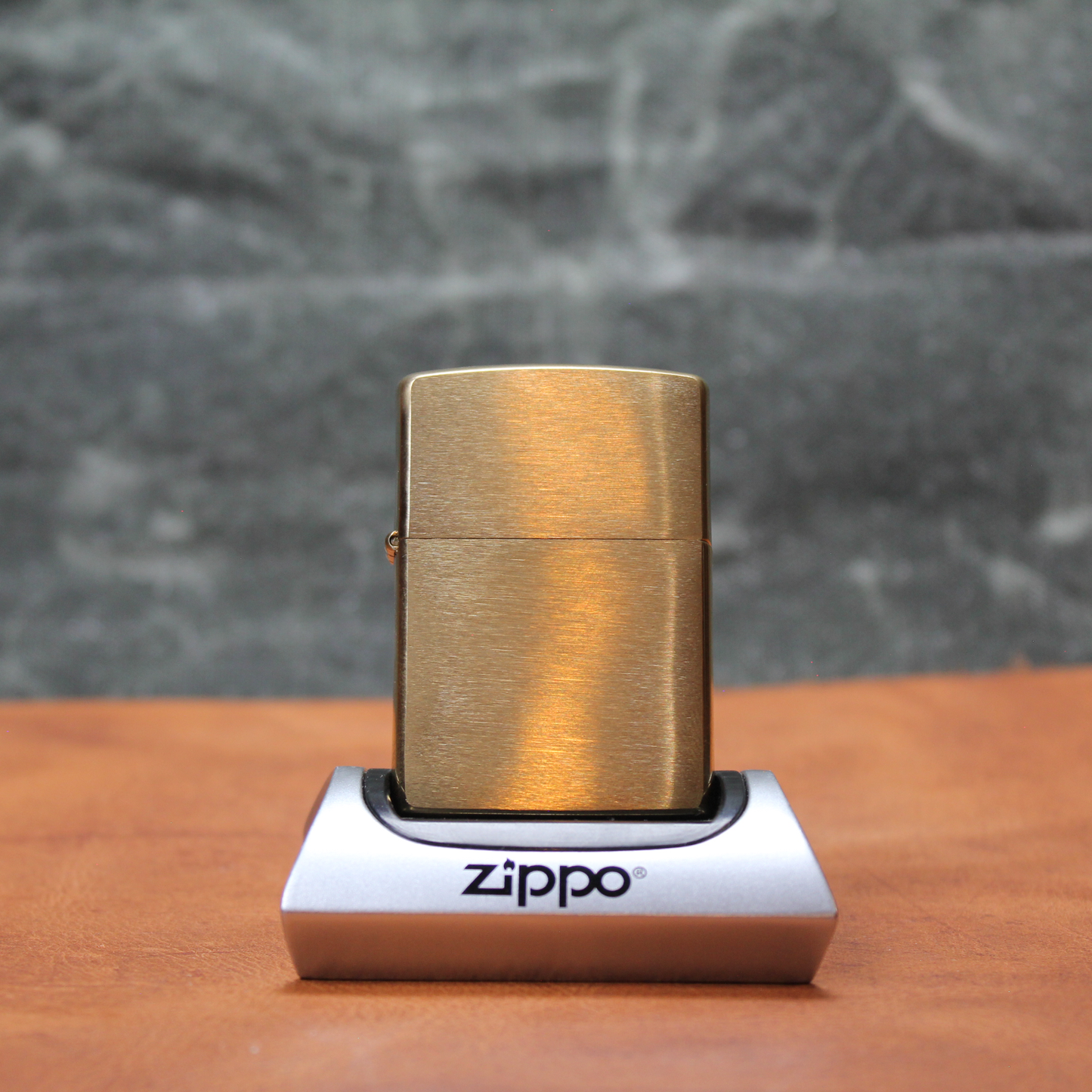 Brushed Brass Zippo