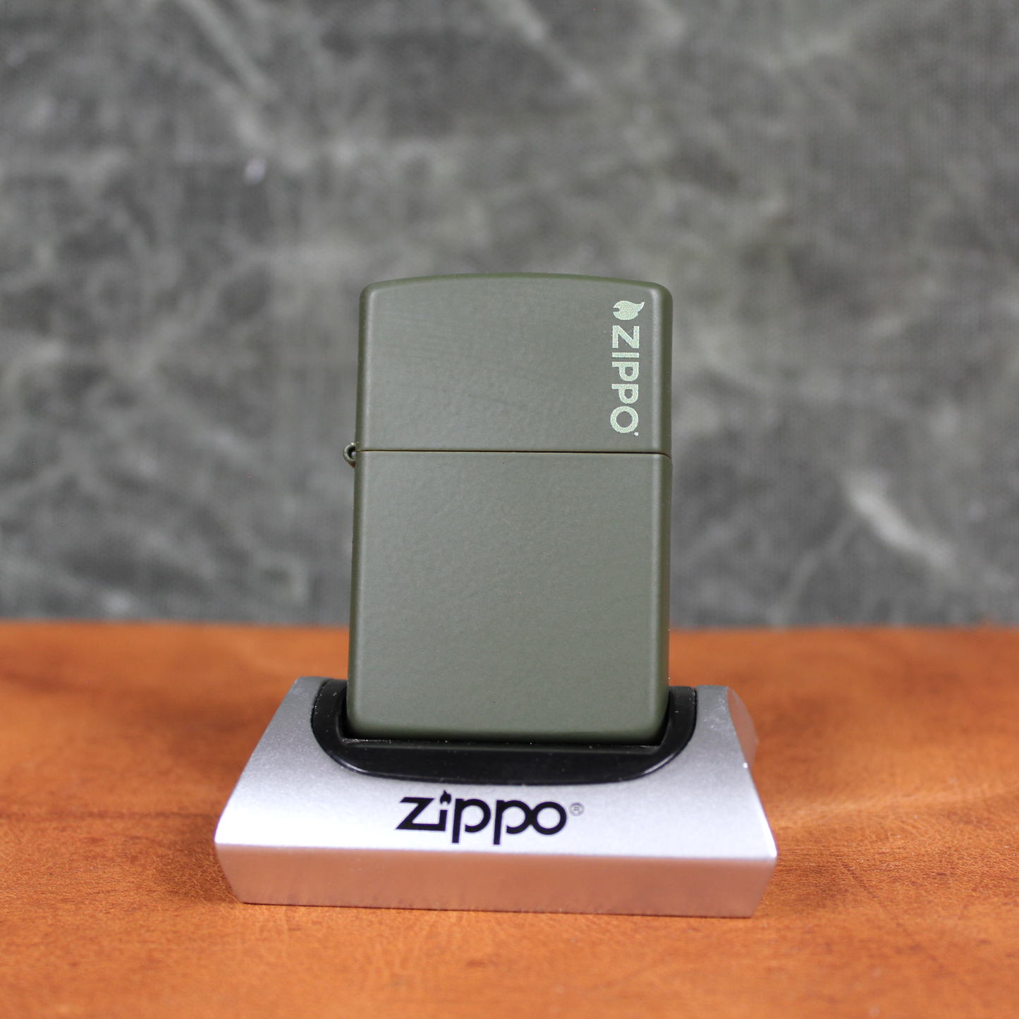 Matte Green Zippo